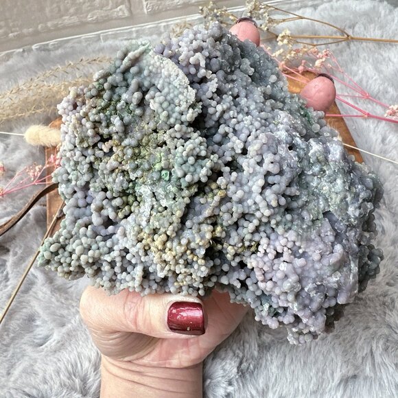 Gorgeous Large Grape Agate Raw Specimen - Picture 6 of 10